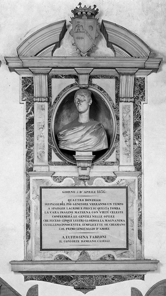 ritratto di Eufrosina Fabroni (monumento funebre) - ambito toscano (sec. XIX)