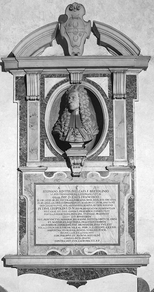 ritratto di Stefano Bertolini (monumento funebre) - ambito toscano (sec. XVIII)
