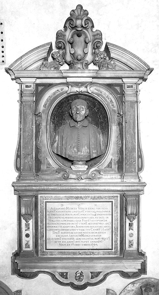 ritratto di Alessandro di Vitale de' Medici (monumento funebre) di Mochi Francesco (sec. XVII)