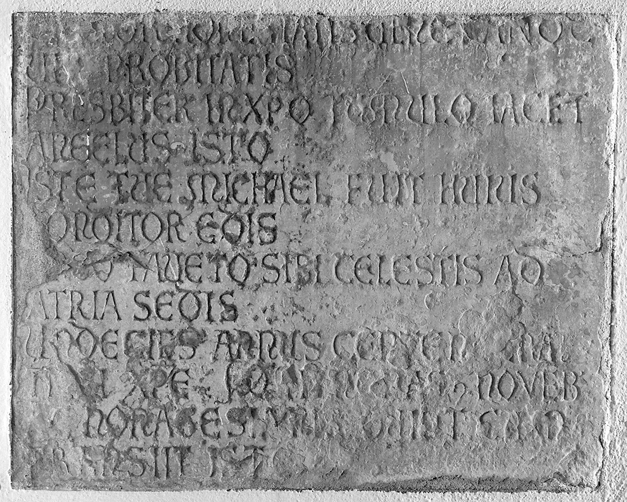 lapide tombale - bottega lucchese (sec. XII)