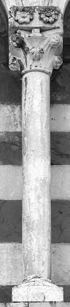 capitello, elemento d'insieme di Nicola Pisano (attribuito) (sec. XIII)