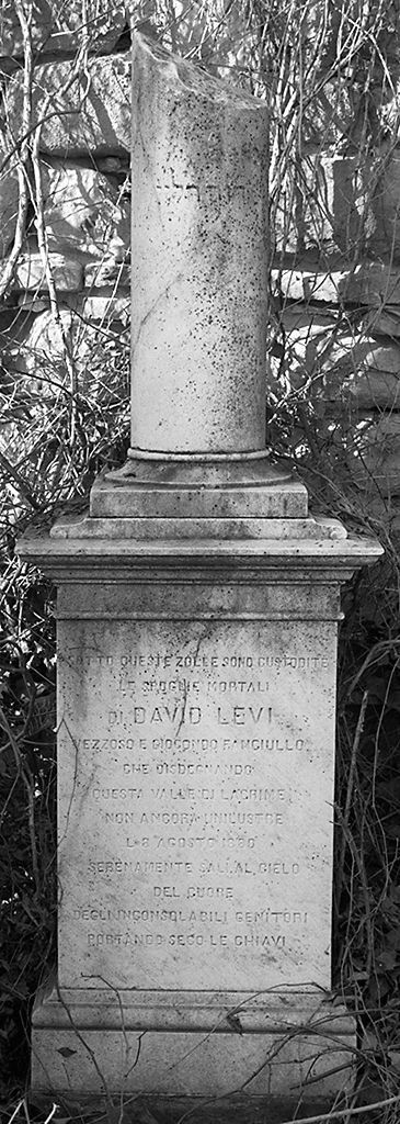 monumento funebre - a colonna di Treves Marco (attribuito), Labardi Antonio ditta (sec. XIX)