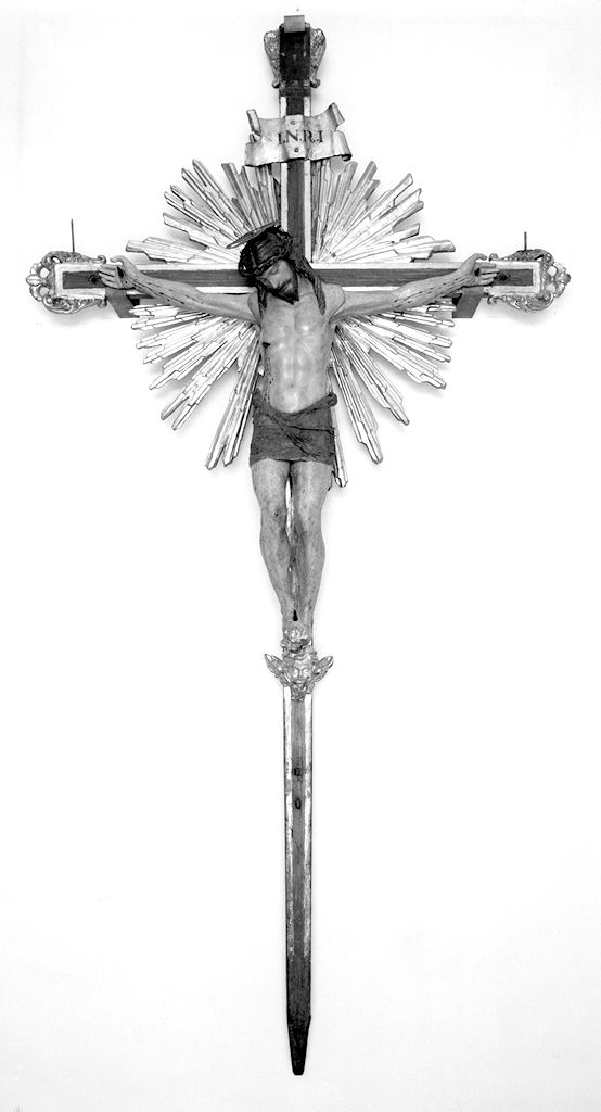 Cristo crocifisso (croce processionale) di Sinibaldi Bartolomeo detto Baccio da Montelupo (sec. XVI)