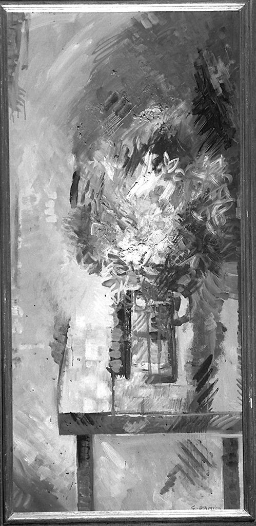 vaso con fiori (dipinto) di D'Amico Gaetano (sec. XX)