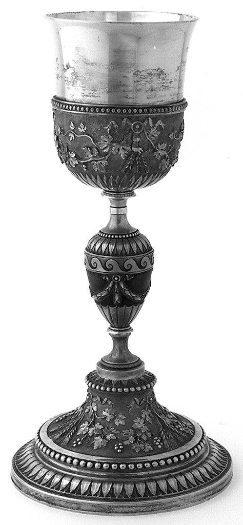 simboli eucaristici/ motivi decorativi vegetali stilizzati (calice) di Coaci Vincenzo (bottega) (sec. XVIII)