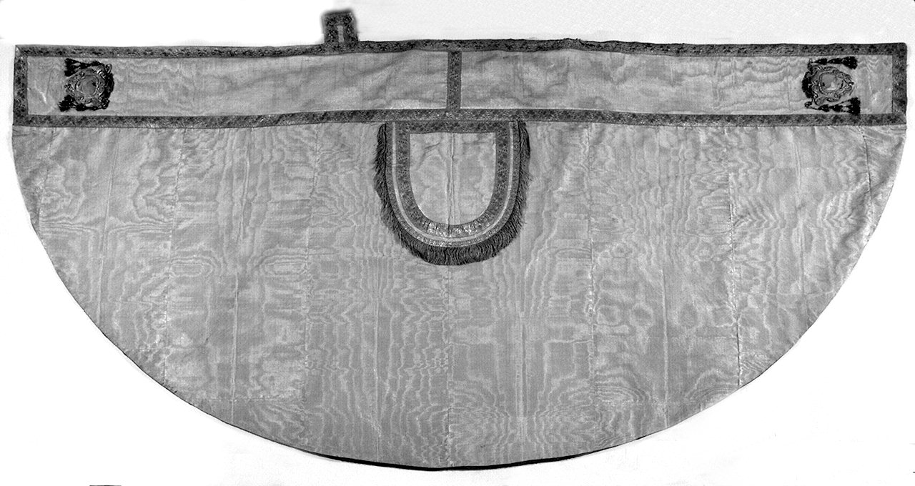 piviale, elemento d'insieme - manifattura lucchese (fine sec. XVIII)