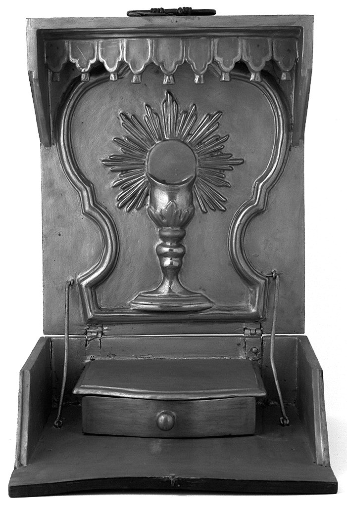 calice eucaristico (tabernacolo portatile) - produzione lucchese (prima metà sec. XIX)