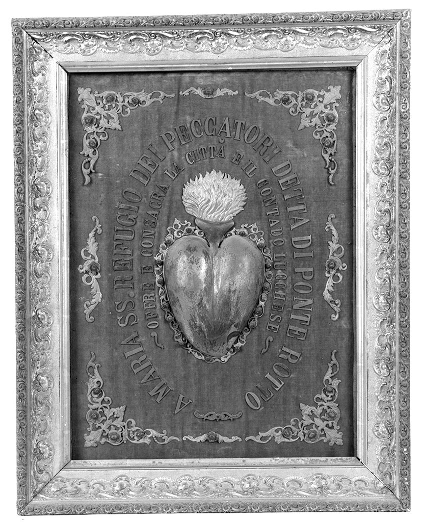 Sacro Cuore di Maria (ex voto) - manifattura lucchese (seconda metà sec. XIX)