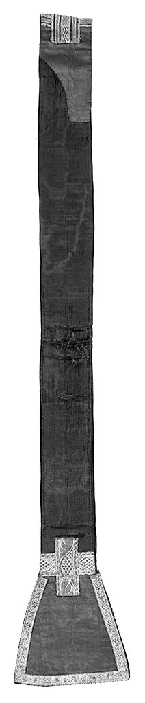 stola, elemento d'insieme - manifattura lucchese (seconda metà sec. XVIII)