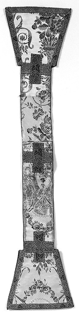 manipolo, elemento d'insieme - manifattura lucchese (metà sec. XIX)