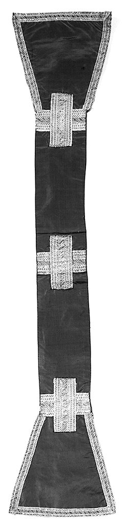 manipolo, elemento d'insieme - manifattura lucchese (prima metà sec. XVIII)