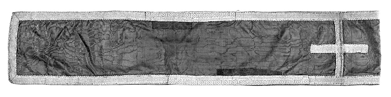 stola, elemento d'insieme - manifattura lucchese (seconda metà sec. XVIII)