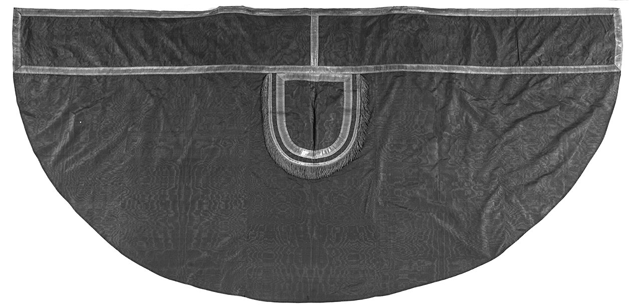 piviale, elemento d'insieme - manifattura lucchese (seconda metà sec. XVIII)