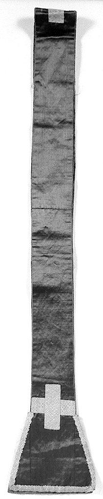 stola, elemento d'insieme - manifattura lucchese (seconda metà sec. XVIII)