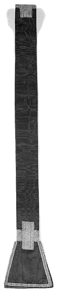 stola, elemento d'insieme - manifattura lucchese (fine sec. XVIII)