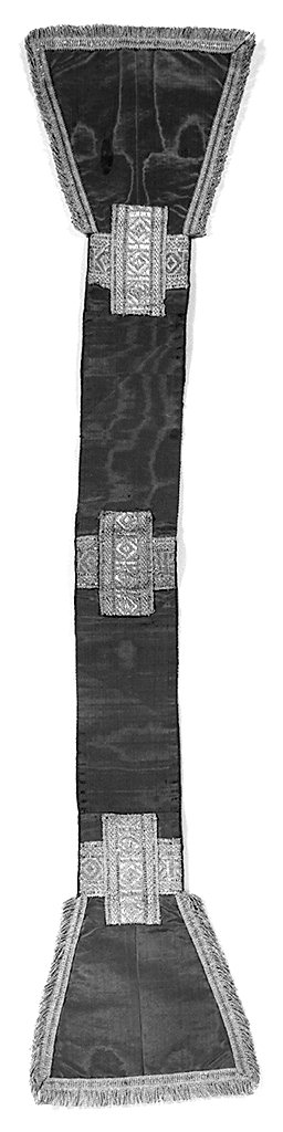 manipolo, elemento d'insieme - manifattura lucchese (prima metà sec. XIX)