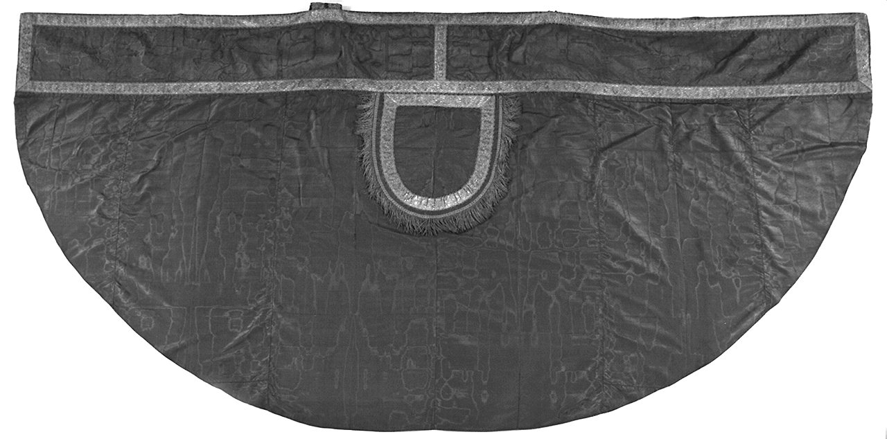 piviale, elemento d'insieme - manifattura lucchese (seconda metà sec. XIX)