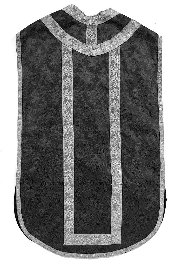 pianeta, elemento d'insieme - manifattura lucchese (seconda metà sec. XIX)