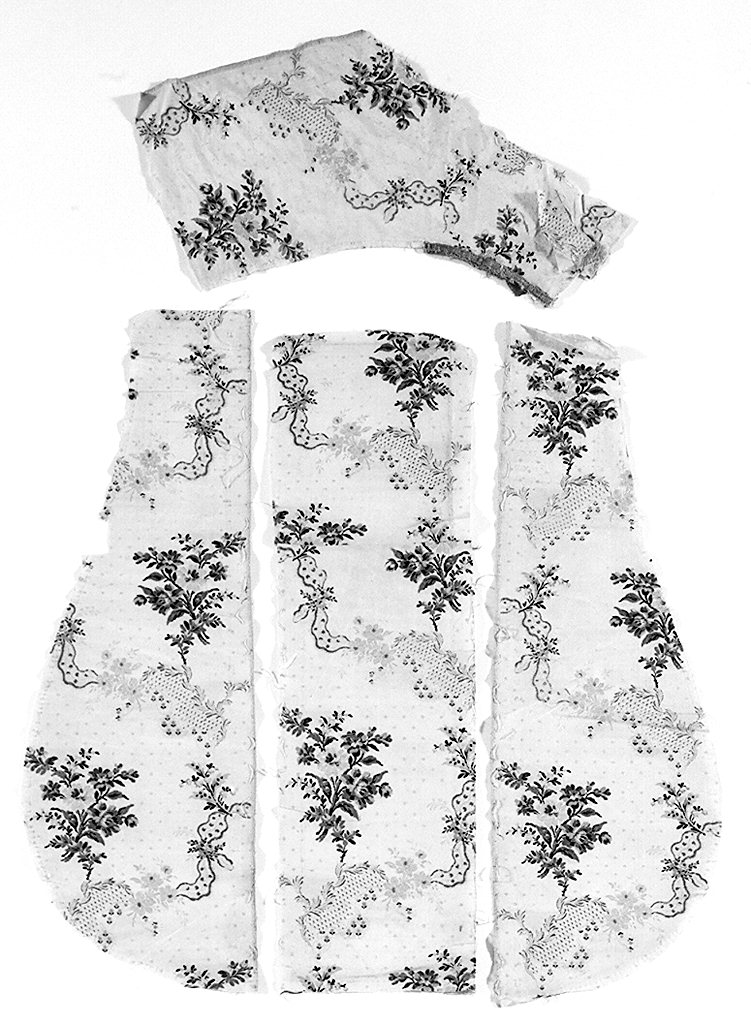 pianeta, elemento d'insieme - manifattura lucchese (seconda metà sec. XVIII)