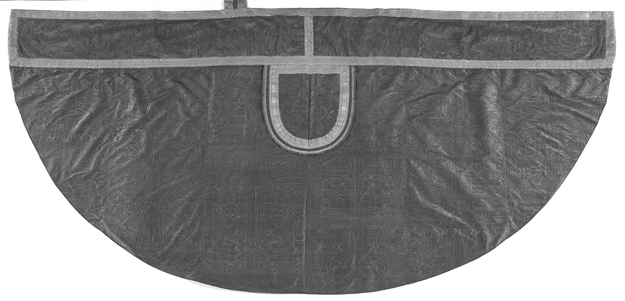 piviale, elemento d'insieme - manifattura lucchese (seconda metà sec. XVIII)