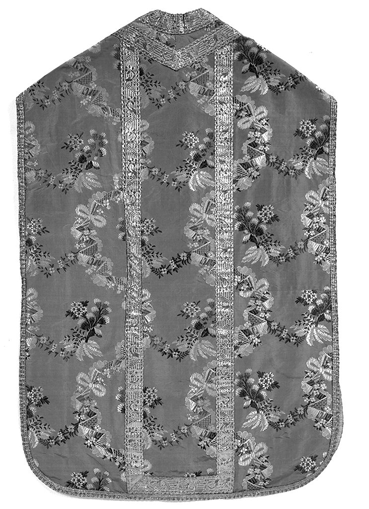 pianeta, elemento d'insieme - manifattura lucchese (terzo quarto sec. XVIII)