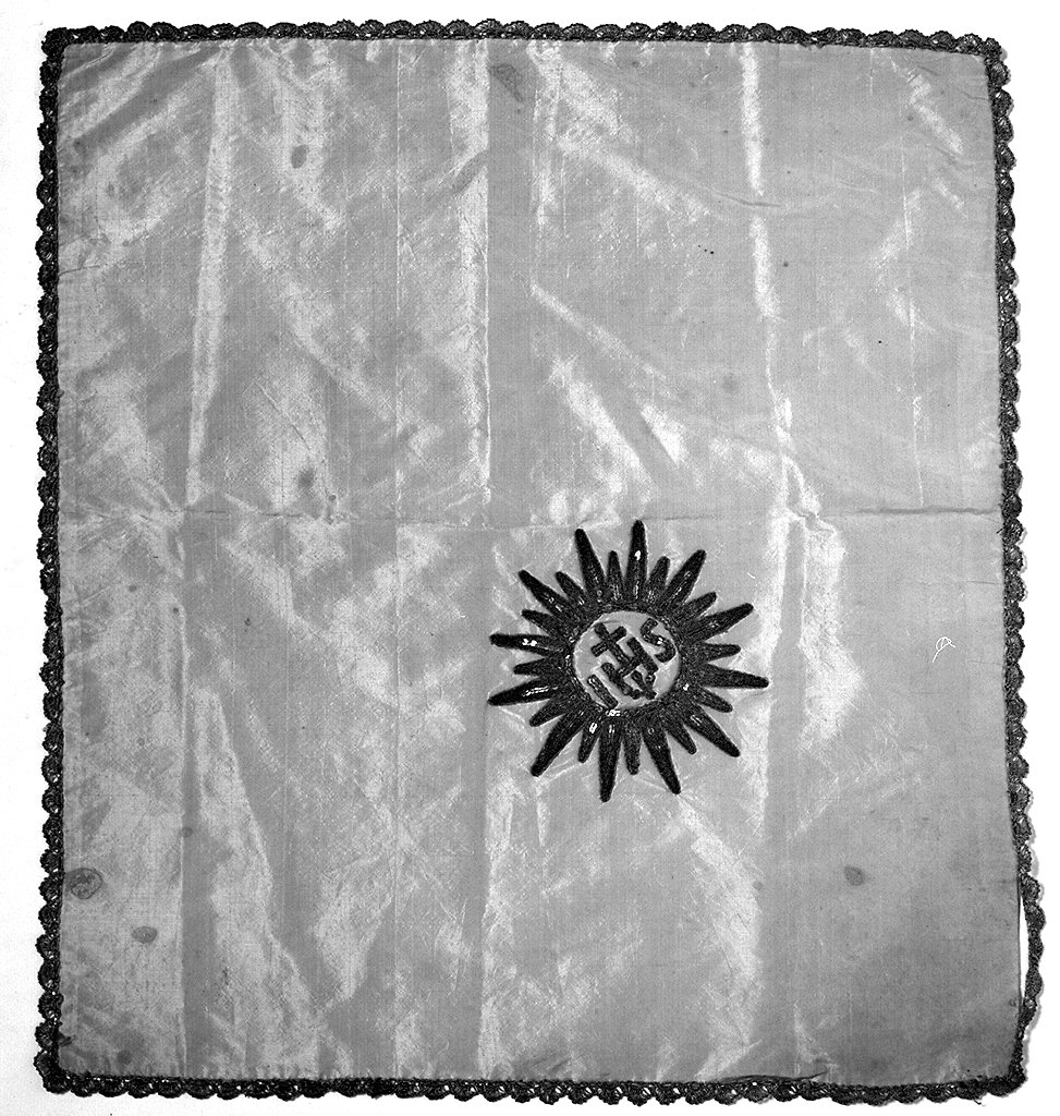 velo di calice, elemento d'insieme - manifattura lucchese (seconda metà sec. XIX)