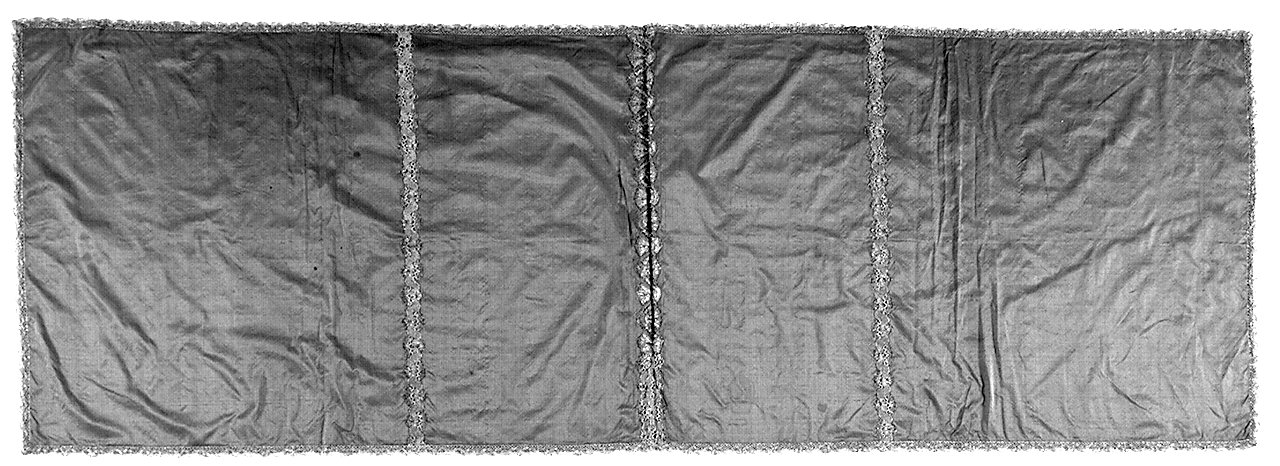 velo omerale, elemento d'insieme - manifattura lucchese (prima metà sec. XVIII)