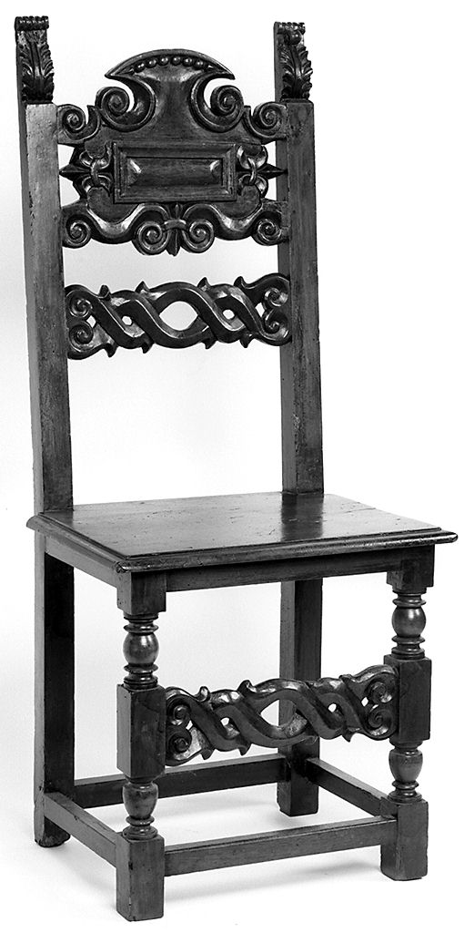 sedia - bottega lucchese (seconda metà sec. XIX)