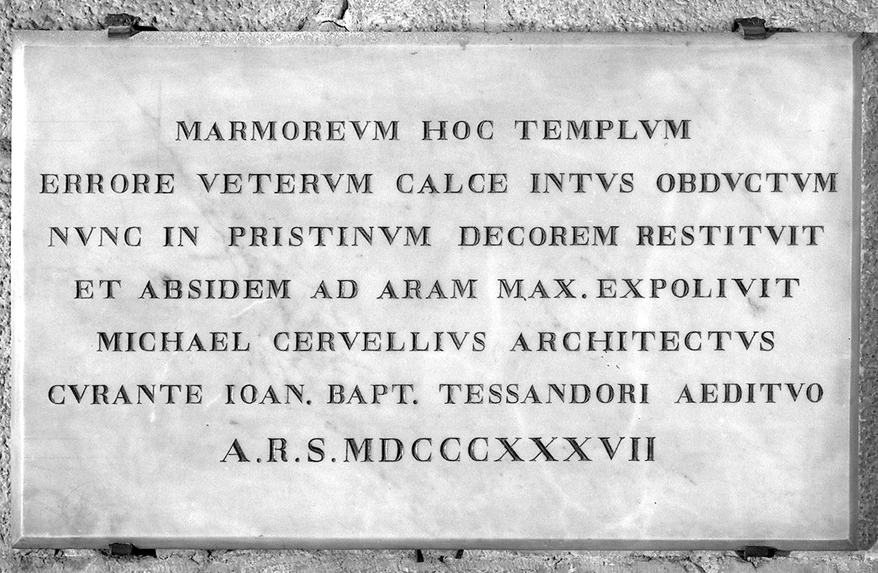 lapide documentaria - produzione toscana (sec. XIX)