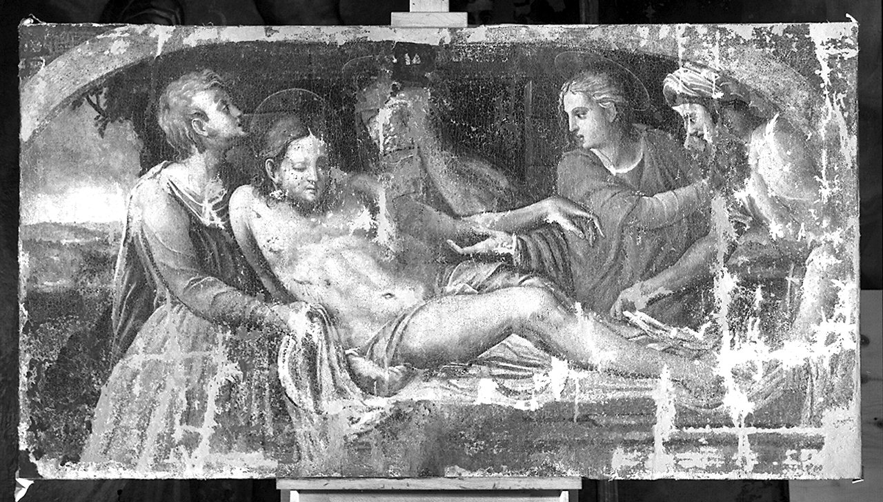 deposizione di Cristo nel sepolcro (dipinto) - ambito toscano (prima metà sec. XVII)