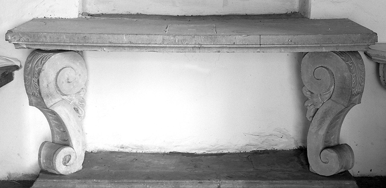 mensa d'altare - bottega toscana (seconda metà sec. XVIII)