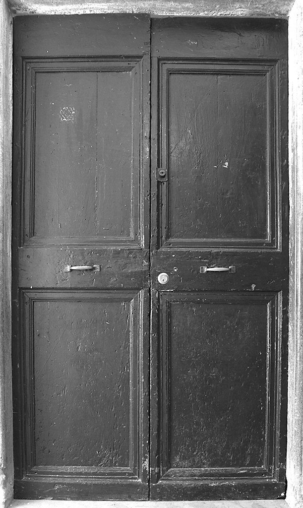 porta - a due battenti - produzione toscana (sec. XIX)