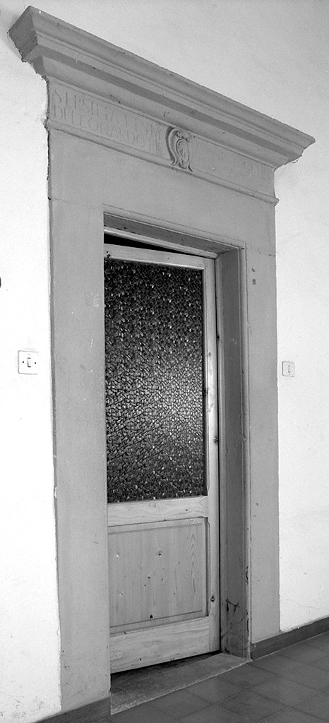 mostra di porta - bottega toscana (seconda metà sec. XV)