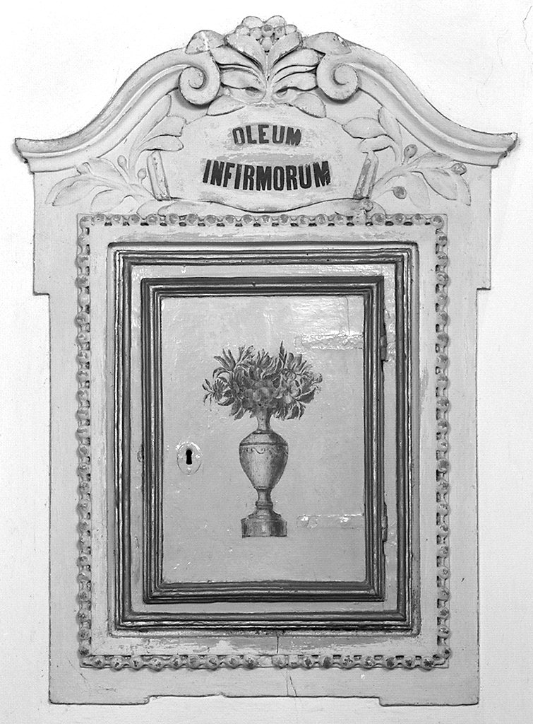 mostra di tabernacolo - a muro - produzione toscana (prima metà sec. XIX)