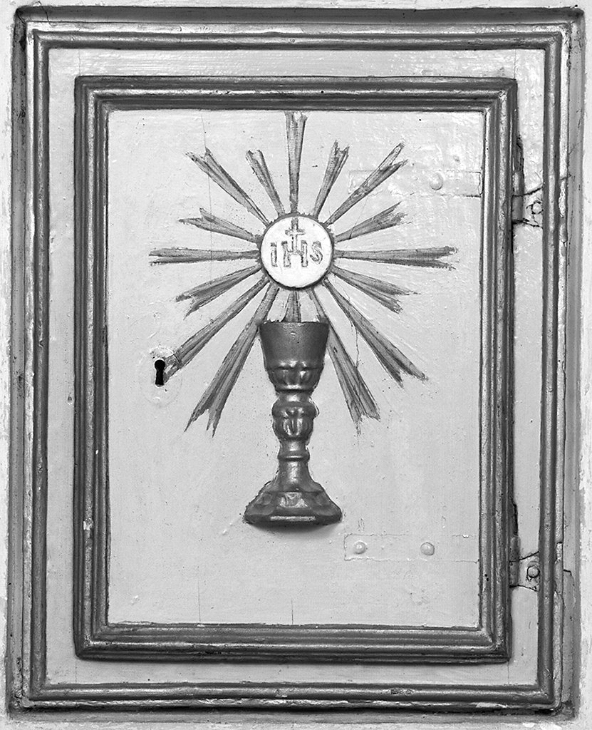 sportello di tabernacolo - produzione toscana (prima metà sec. XIX)