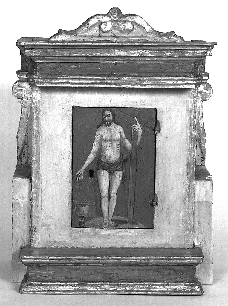 Cristo risorto (tabernacolo) - produzione toscana (seconda metà sec. XVIII)