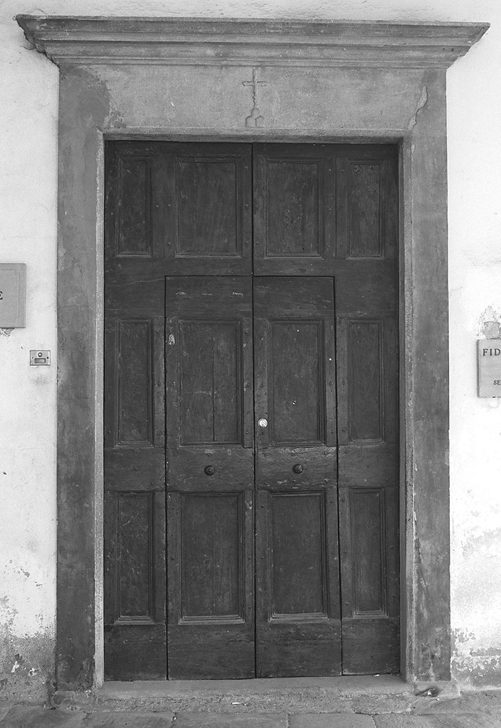 mostra di portale - produzione toscana (prima metà sec. XV)