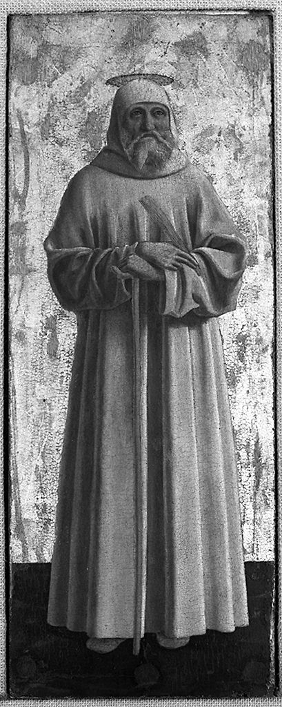 San Benedetto (scomparto di polittico) - ambito aretino (sec. XV)