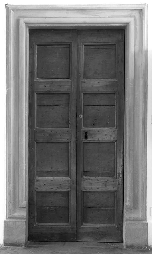 mostra di porta, serie - produzione toscana (sec. XVII)
