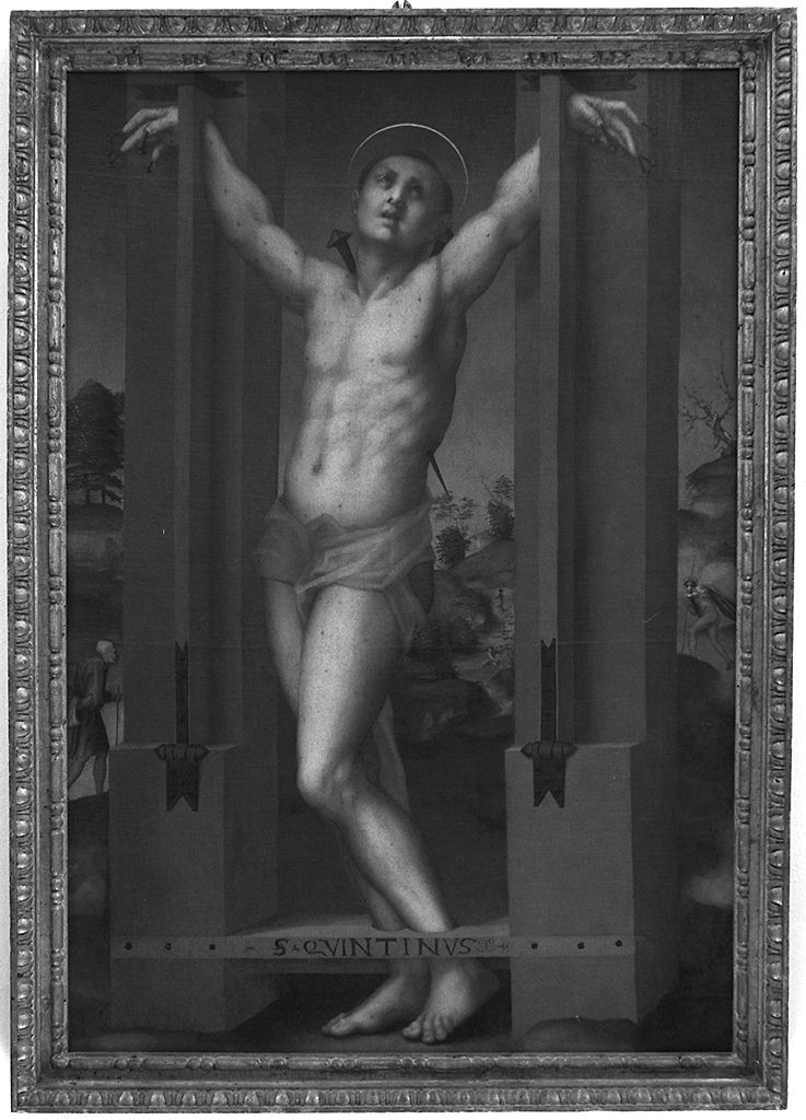 San Quintino, Santo (dipinto) - ambito italiano (sec. XVI)