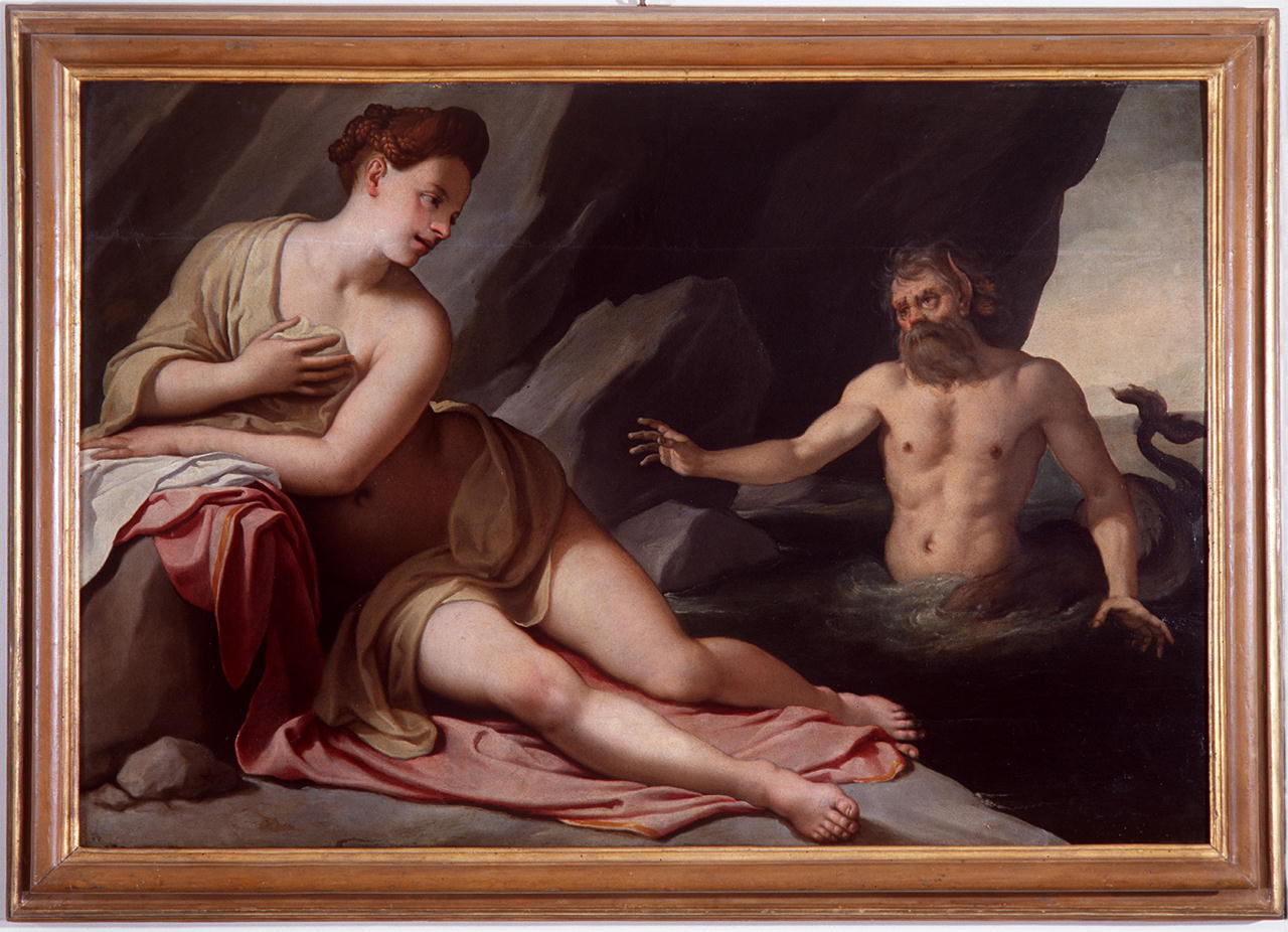 Glauco e Scilla (dipinto) - ambito italiano, ambito italiano (sec. XVI)