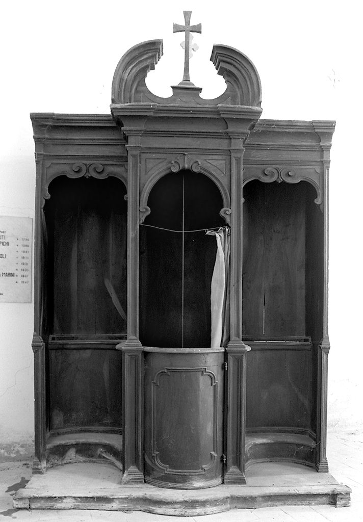confessionale - bottega toscana (metà sec. XIX)