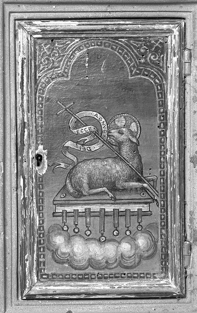 Agnus Dei (sportello di tabernacolo) - bottega toscana (prima metà sec. XX)