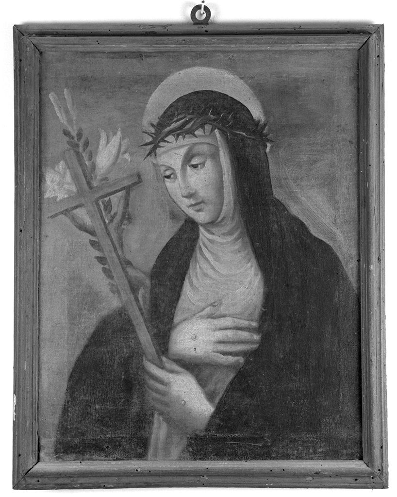 santa Caterina da Siena adorante il crocifisso, Santa Caterina da Siena (dipinto) - ambito toscano (seconda metà sec. XVIII)