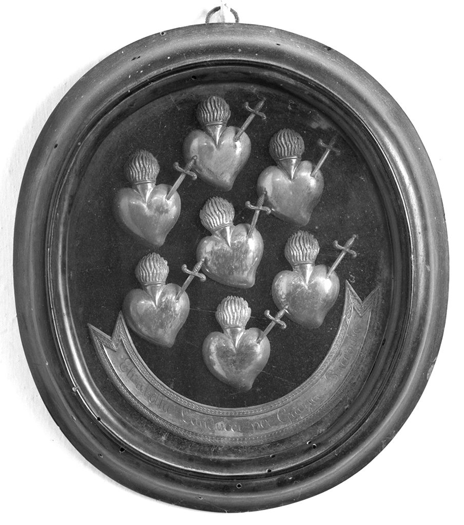 custodia - per ex voto - produzione toscana (prima metà sec. XX)