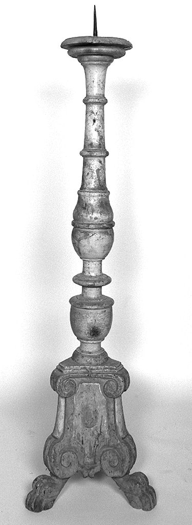 candelabro, serie - bottega toscana (ultimo quarto sec. XVIII)