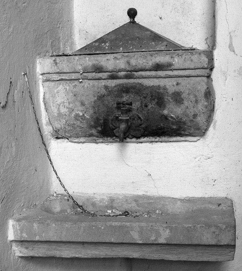 lavabo da sacrestia - bottega toscana (sec. XIX)