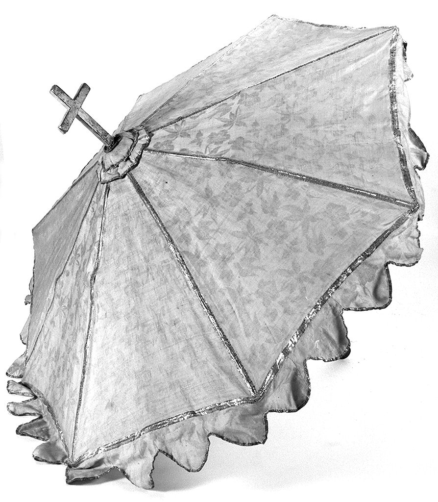 ombrellino processionale - manifattura toscana (prima metà sec. XX)