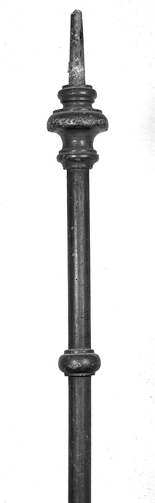 mazza processionale, serie - bottega toscana (sec. XIX)