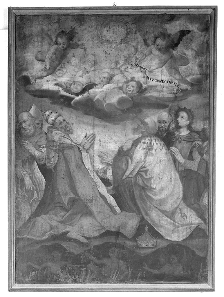 adorazione del nome di Gesù (dipinto) - ambito toscano (prima metà sec. XVII)